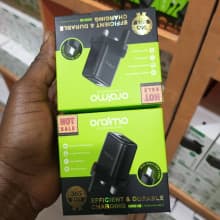 Oraimo effecient and durable black charger withmicro USB cord