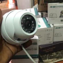 White colour cctv outdoor security camera