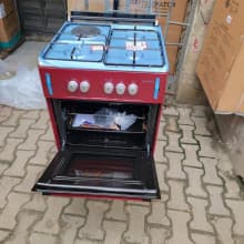 Maxi red colour gas cooker 1 Electric 3Gas burners