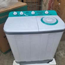 Hisense 11kg blue-white colour domestic washing machine