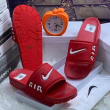 Nike Air Quality RUBBER SLIDES Available in Different Sizes - Red