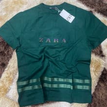 ZARA HIGH QUALITY COTTON ROUND NECK POLO SHIRT FOR MEN AND FEMALE - IN DIFFERENT COLOURS