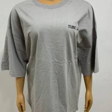 Oversized grey unisex T-shirt