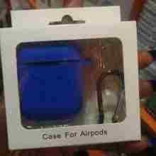 Case for earpod blue color, durable smart AirPod cover