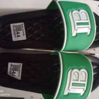 IB Male Slippers, Rubber, Slides, Footwear Green in different sizes