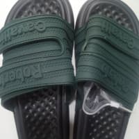 Robeto Cavalli Male Slippers, Slides, Rubber, Foot Wear Green in different sizes