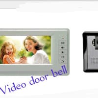 7 inch lcd door bell for house vistor video door phone intercom system RFID unlock waterproof night vision