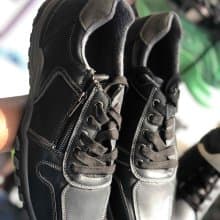 Men sneakers,black Canvas footware dress shoes size 38 - 43