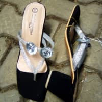Real Companion Heels shoes  ladies footwear female silver in different sizes