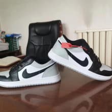 Original Nike Air Jordan Low Mocha Black and White Sneakers Footwear Shoe Canvas in different colour and sizes.