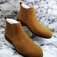 Men Chelsea comfortable walkabout boots - Brown available in different sizes