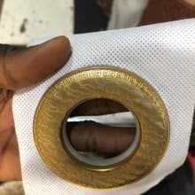 Beautifying Gold Curtain Rings In Different Colours- Curtain Accessories