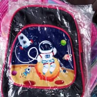 Quality carton characters children School bag for Unisex