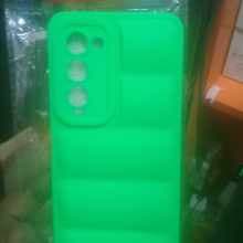 Camon 18 priemier pouch green color, durable quality leather  case