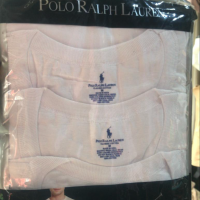 Quality Men 3-In-1 Polo Ralph Laurel Cotton White Sleevless Singlet/ Vest , Size Medium - Male Underwear