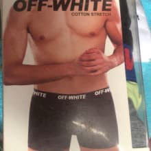 Quality Men 3-In-1 Off-White Cotton Elastic Boxers , Size M-Xxl - Male Underwear