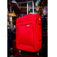 Quality   Red fabric leather Travelling Luggage Box  for Unisex  In set box