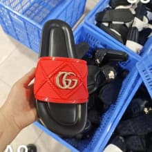 DG Men Slippers Rubber, Slides Foot Wears Red in different sizes