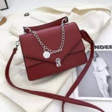 Female Wine Quality leather Cross bag for Ladies