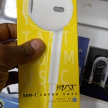 High Quality YSDBBC Smart Earphones With Mic- 3.5mm, Earpcies White Colour