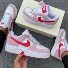 Nike Unisex Air force 1 Corazon Sneakers Available in Different Sizes - Pink