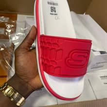 Skechers Designer MEN Slides Available in Different Sizes - Red