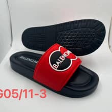 Balenciaga MEN Rubber Slides Available in Sizes 40 -45 - Red