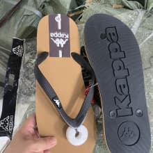 Kappa Quality Unisex RUBBER Slips Available in Different Sizes - Brown