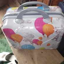Quality White mini plastic Travelling luggage Box for ladies (s)