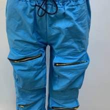 BARGIE CARGO - UNISEX CASUAL SET PANT JOGGERS, IN BLUE