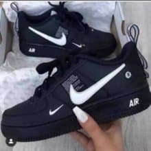 Black airforce mens shoe