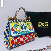 Ladies Designer Floral Print Handbag Clutch Tote bag