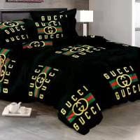 Gucci bedsheet and duvet with 4 pillow cases Bedsheet