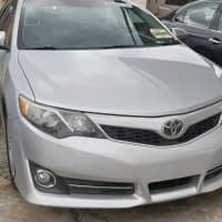 Silver Toyota Camry Model 2012