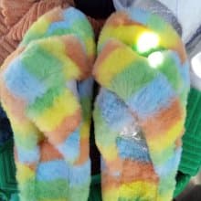 Colourful slippers