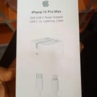 USB-C Power Adapter, iPhone 13 pro max white charger adapter