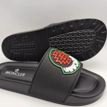MONCLER MEN Rubber Slides Available in Sizes 40-45 - Black