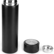Steel Stainless Vacuum Cup Water Flask- Black