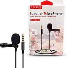 Lavalier Microphone  for Audio and Video Sound Recording